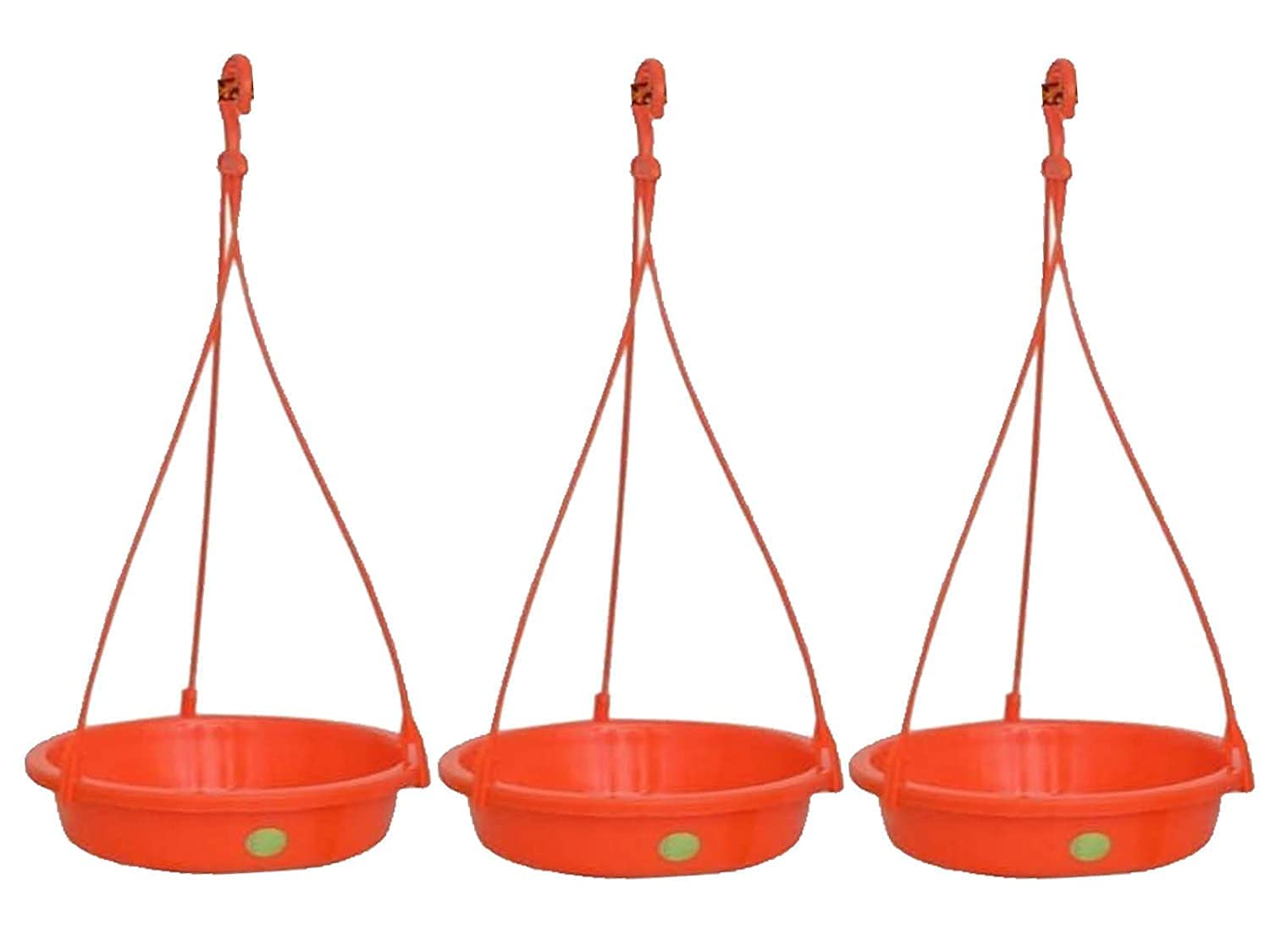 Khandhar Hanging Bird Feeder, Bird-Bath, Garden Bird Plate Hanging Tray, Bird Water or Bird Seed Hanging for Outdoor (4) (B0BT9MV4YB) Amazon Price History, Amazon Price Tracker