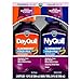 VICKS DayQuil & NyQuil Elderberry Flavor Cold & Flu Liquid Medicine Co-Pack, Multi-Symptom Relief of Headache, Fever, Sore Throat, Minor Aches & Pains, Sneezing, Runny Nose, and Cough, 2x12oz