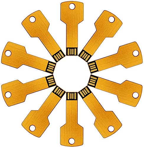 Chiavetta usb in metallo con chiavetta di memoria a U da 4 GB colore: arancione