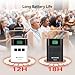 Retekess TT122 Church Translation System, Wireless Tour Guide System, One Key Mute, Crystal-Clear Reception, Assistive Listening Devices for Court Interpretation(1 Transmitter 2 Receivers)
