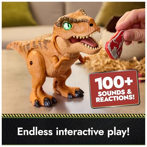 Image of Primal Hatch Jurassic World Interactive T-Rex Toy Dinosaur Egg