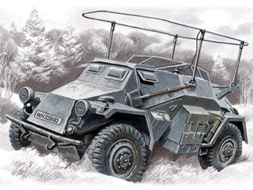ICM 1/72 ドイツ軍 Sd.Kfz.261 装甲無線車 プラモデル 72441のサムネイル