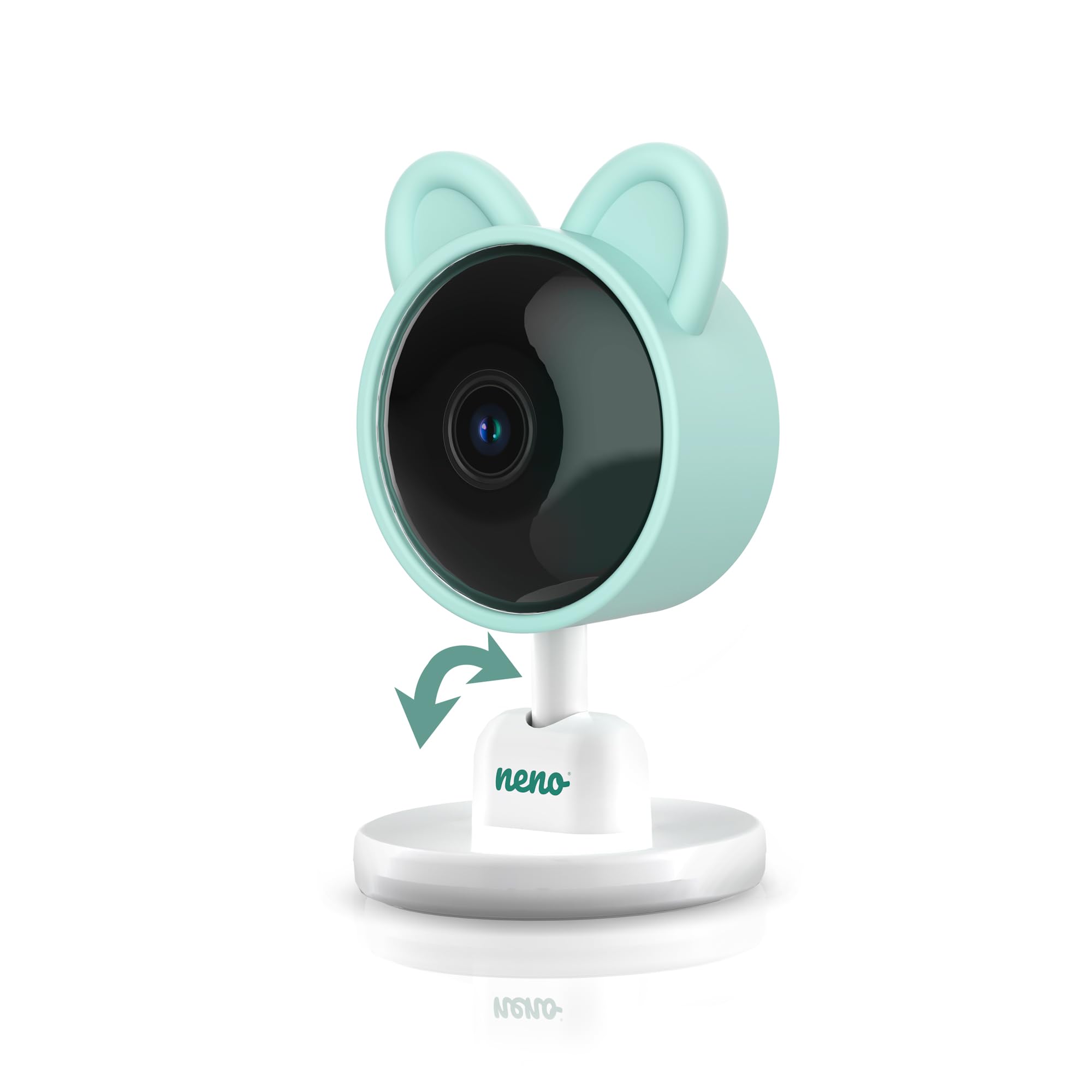 Neno Bambino Baby Monitor - Ecoute-bébé électronique avec récepteur - Mode postérieur - Fonction alarme - Lullases