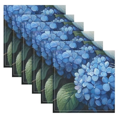 Servilletas de Tela Cuadradas Multicolor Pack x6 miniatura 6