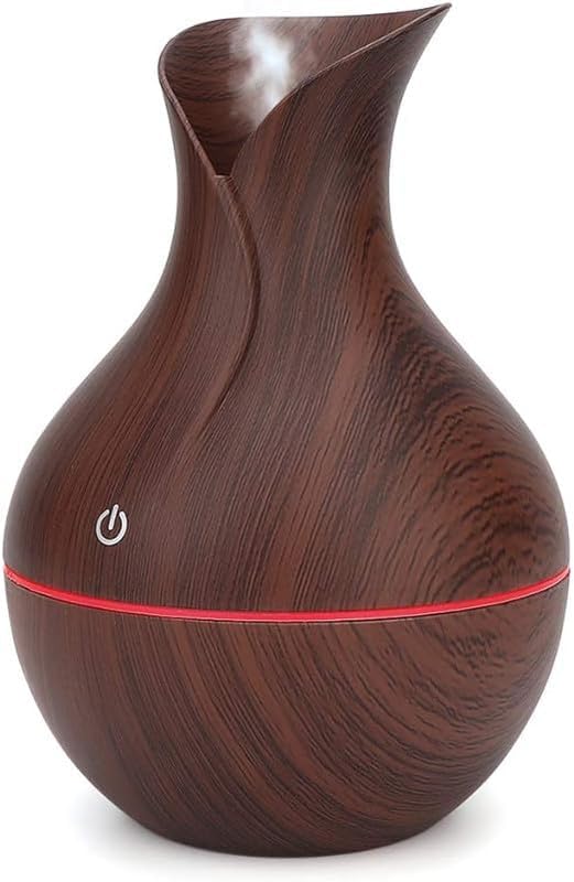 BEHAHAI Wood Pot Humidifier, Ultrasonic Aroma Diffuser, Dual Spray Modes, 6 Colour Changing Lights.-image-29