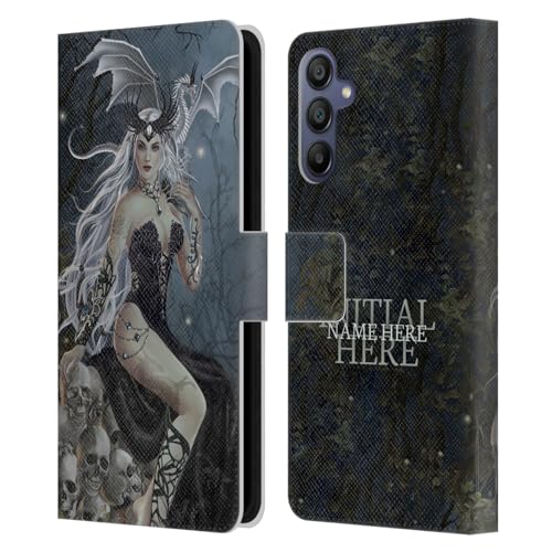 Coque cuir Samsung Galaxy A15 anti rayure personnalisable nom dragon
