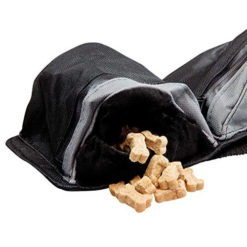 Trixie 3237 Dog Activity Hüfttasche Baggy Belt, Gurt: 62–125 cm, schwarz/grau