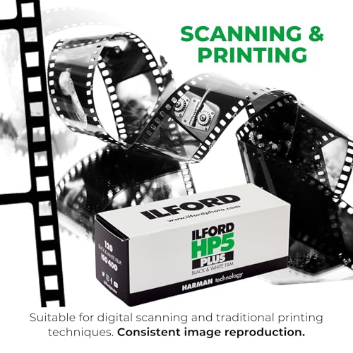 Camera Film Bundle with Ilford HP5 120 Black and White Film ISO 400 x5 and Clikoze Storage Case - Image 5