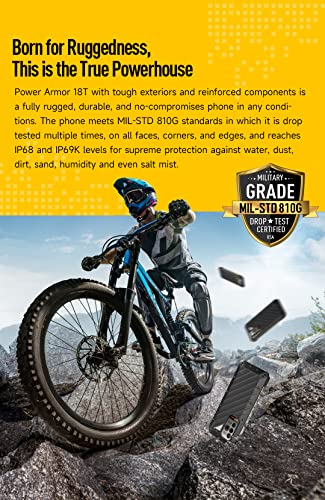 Ulefone Power Armor 18T 5G Thermal Imaging (Lepton 3.5) Rugged Smartphone, 108MP Camera, Dimensity 900 12GB+256GB, 6.58'' 120Hz FHD+, IP68 IP69K Android 12 Phone, 9600mAh Battery Wireless Charge NFC - Image 9