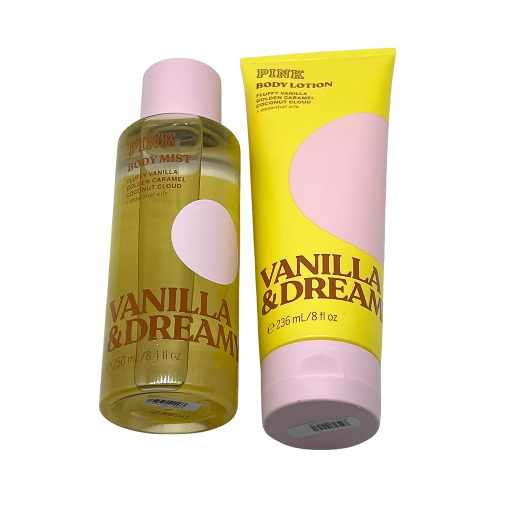 Victoria's Secret PINK VANILLA & DREAMY Body Mist & Lotion 2-piece set - 2025 LIMITED EDITION