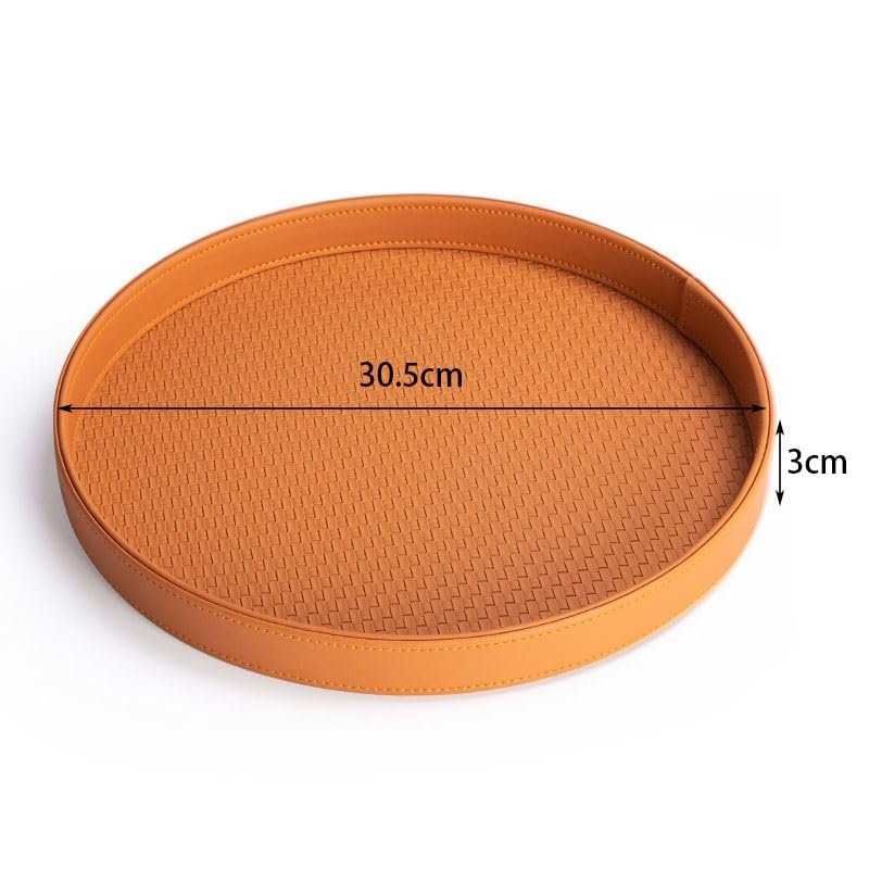 Bandejas Servir Comida Bandeja de Cuero Rectangular for Taza té, y café la Tarde, joyería, Bandeja Almacenamiento for aromaterapia, Entrada for Hotel Mesa Cama | H