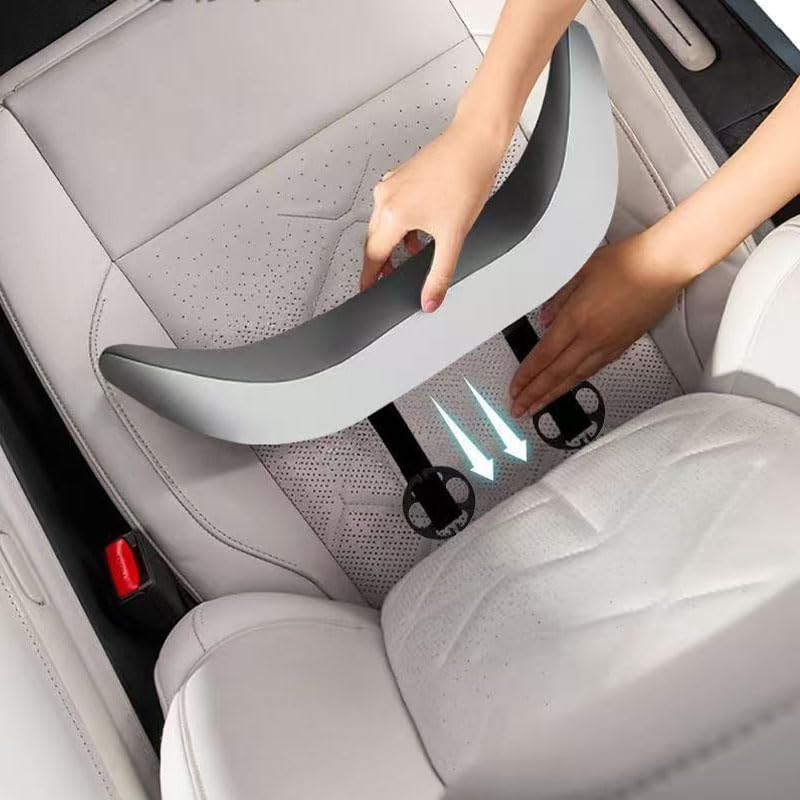 Cojín Lumbar para Coche para BMW X1 (U11) 2022 2023 2024, Almohada Lumbars Ergonómico Lumbar Coche con Esponja Memoria Respaldo Cojín Soporte Lumbar,A