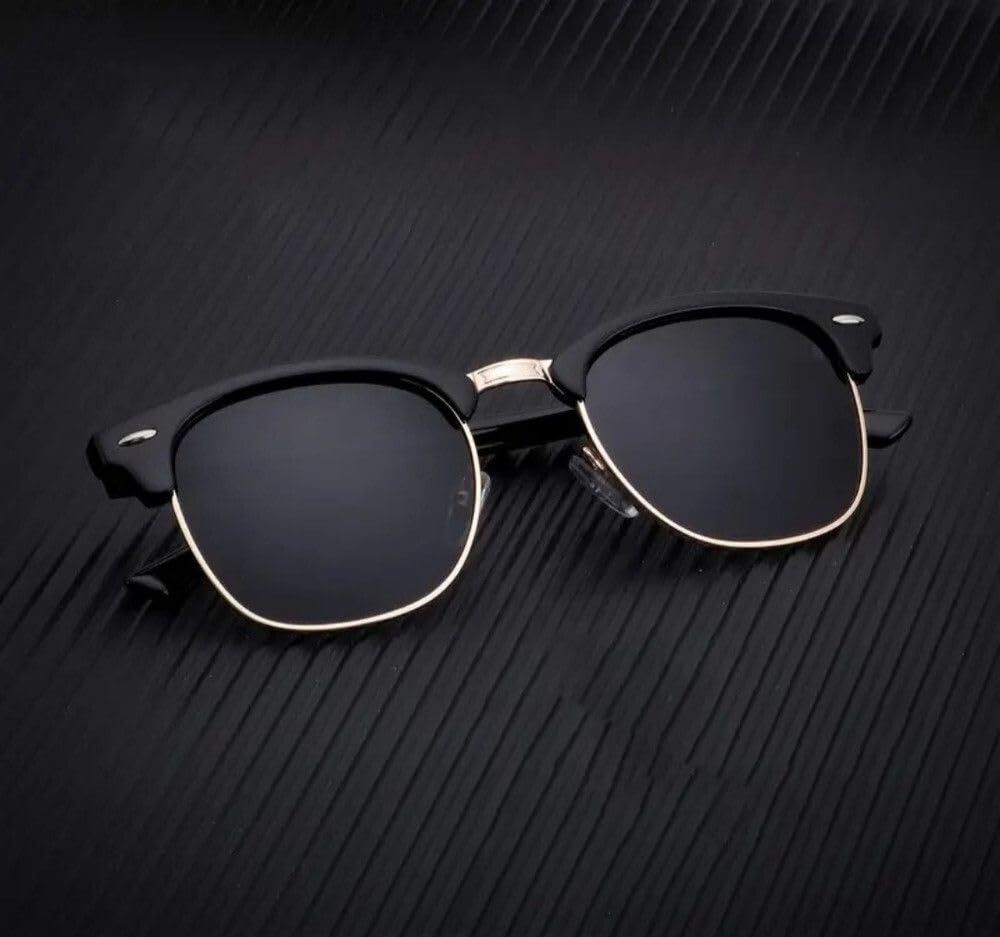 lavishable Full-frame Unisex Casual Black Metal Adult Round Sunglasses with Black Polycarbonate Polarized UV Protection Lenses-picture-20