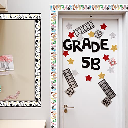 Image of 69ft Musical Notes Bulletin Board Borders - Music Room & Classroom Trim Border Paper Decor