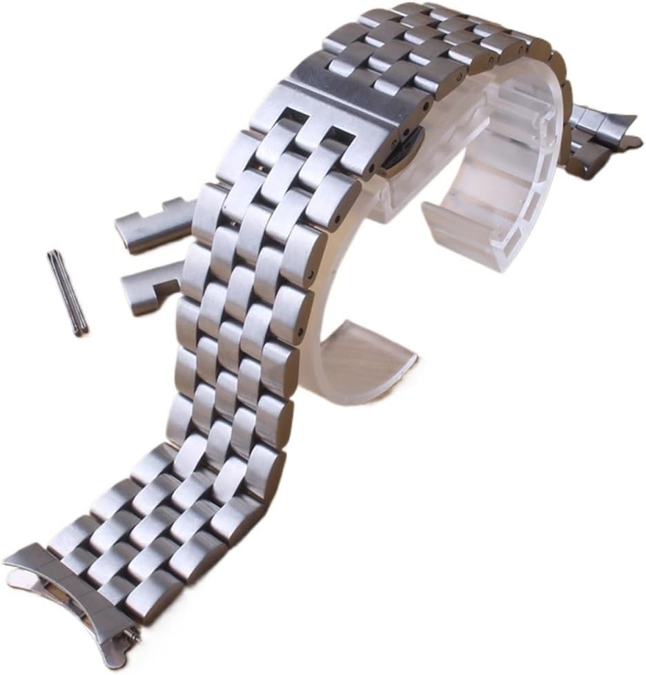 MJMT06 Watchband Stainless Steel Metal Watch Band 16mm 18mm 19mm 20mm 21mm 22mm 24mm Matte Watches Bracelet