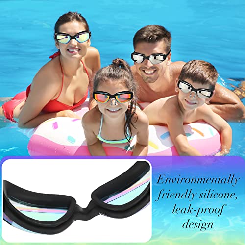 Flutesan 6 Pack Swim Goggles Anti Fog Swimming Goggles No Leaking Full Protection Pool Goggles Swimming Glasses Water (Retro Style) #TOP5