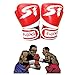 Lidylinashop Guantillas Karate Guantes Boxeo Hombre Guante de Boxeo de 10 onzas Guantes de Boxeo de Cuero PU Junior Guantes de Boxeo Guantes de Kickboxing Red,10oz