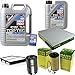 Produktbild QR-PARTS 69355300 Filter Set Inspektionspaket 6 Liter Liqui Moly Motoröl Top Tec 4600 5W-30 MANN-FILTER Innenraumfilter Kraftstofffilter Luftfilter Ölfilter