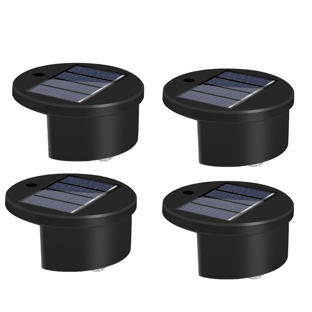 CTRLZS 4pack Solar Powered Swimming Pool Edge Lights for Inground Pools, Above Ground Waterproof Wireless Pool Decorations