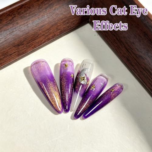 Esmalte de Uñas Gel con Efecto Ojo de Gato 0.5 Oz Holográfico miniatura 4