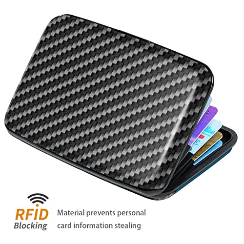 Mini Credit Card Holder for Women or Men,RFID Blocking Slim Hard Card Case ID Case Travel Wallet3