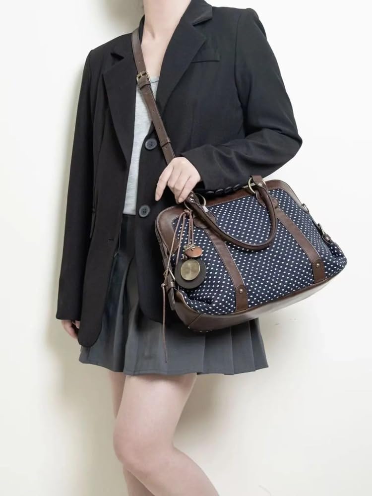 Harajuku Polka Dot Purse J Fashion Whimsy Twee Shoulder Bag Gyaru Style Kawaii Totes Alt Accessories - Image 2