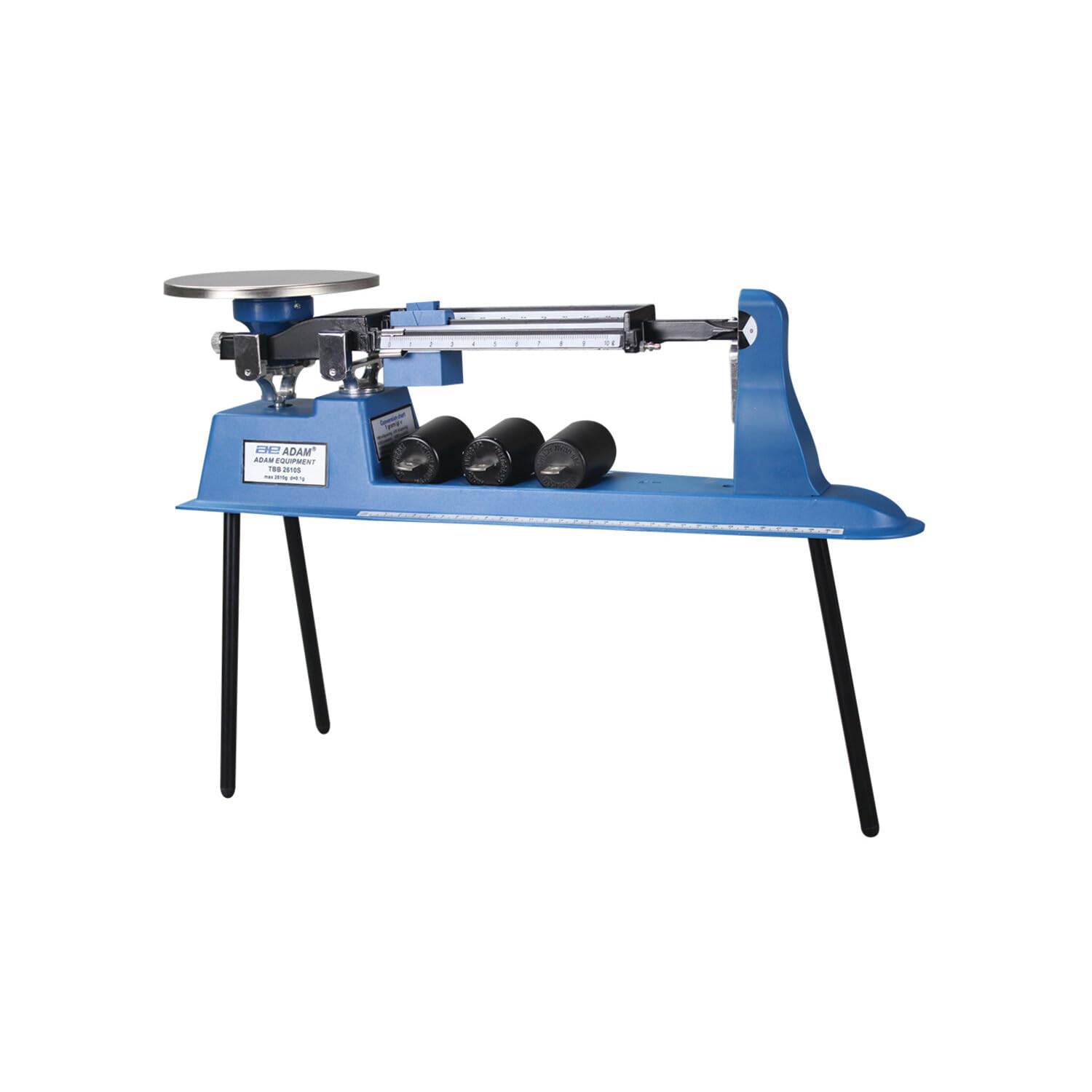 AE ADAM TBB 2610S Balanza de Triple Brazo con Capacidad de 2600g y Legibilidad de 0.1 g