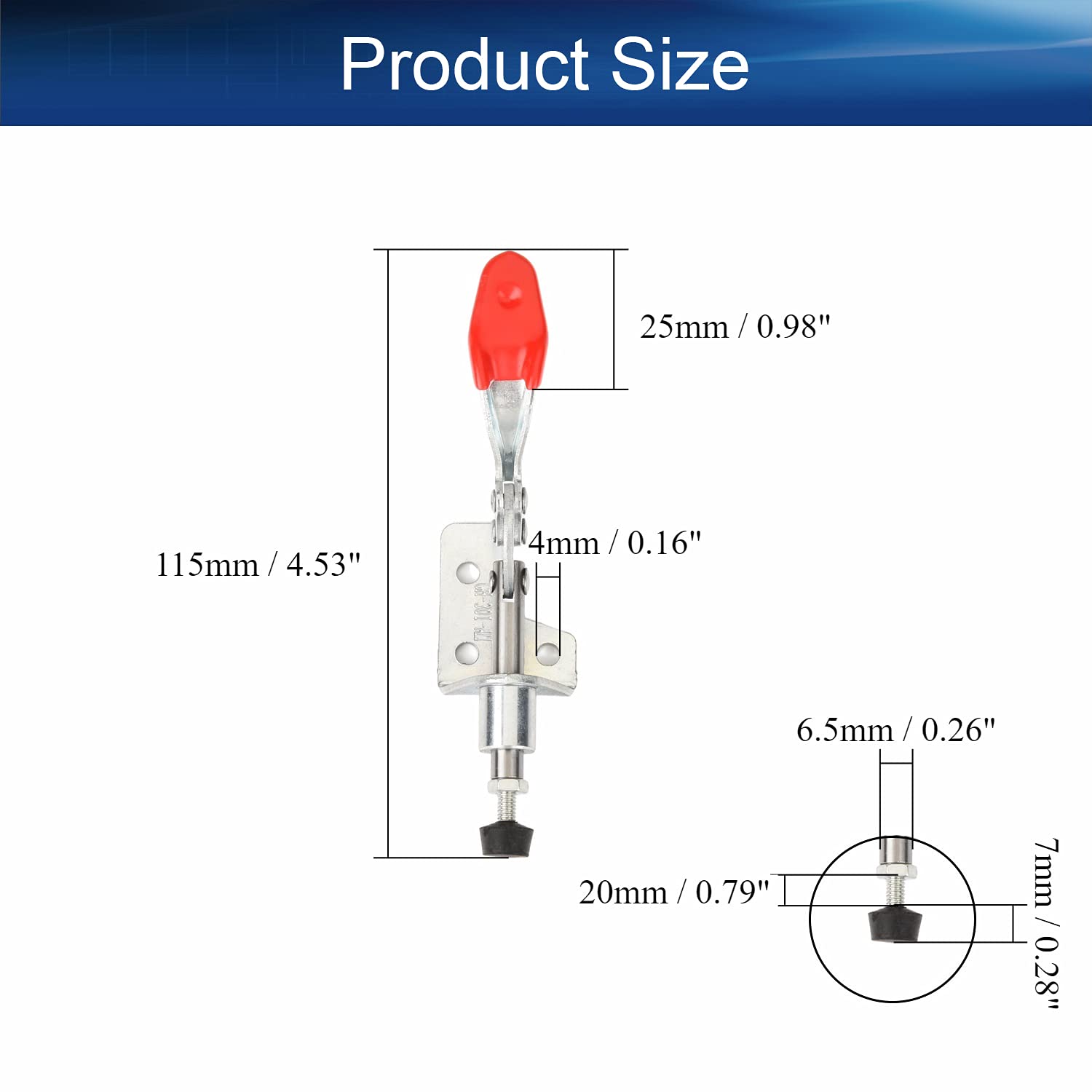 Track Ir Auniwaig Hold Down Toggle Clamps Push Pull Action India ...