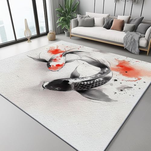 Tapis de salon lavable en machine et antidérapant pour la maison - 5