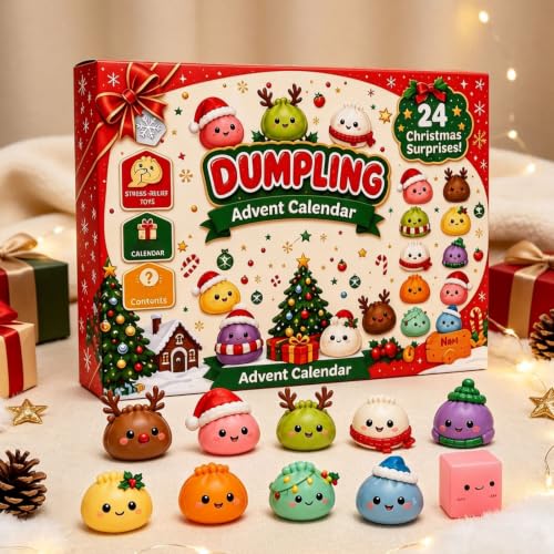 Christmas Squishies Advent Calendar 24 Day Countdown, 01# Advent Calendar - image 1
