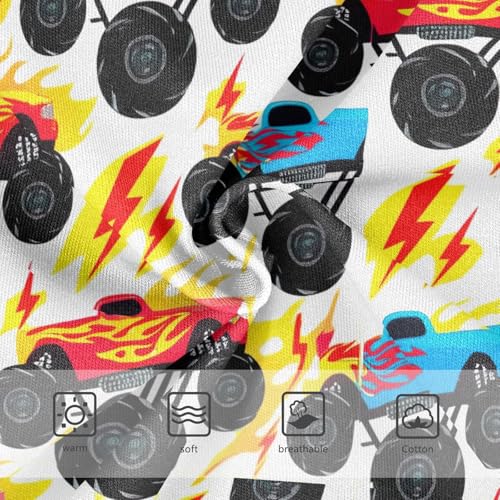 Cotton Girls Underwear Toddler Cartoon Monster Trucks Girl Panties Cute Colorful Undies Kids Briefs 2t3
