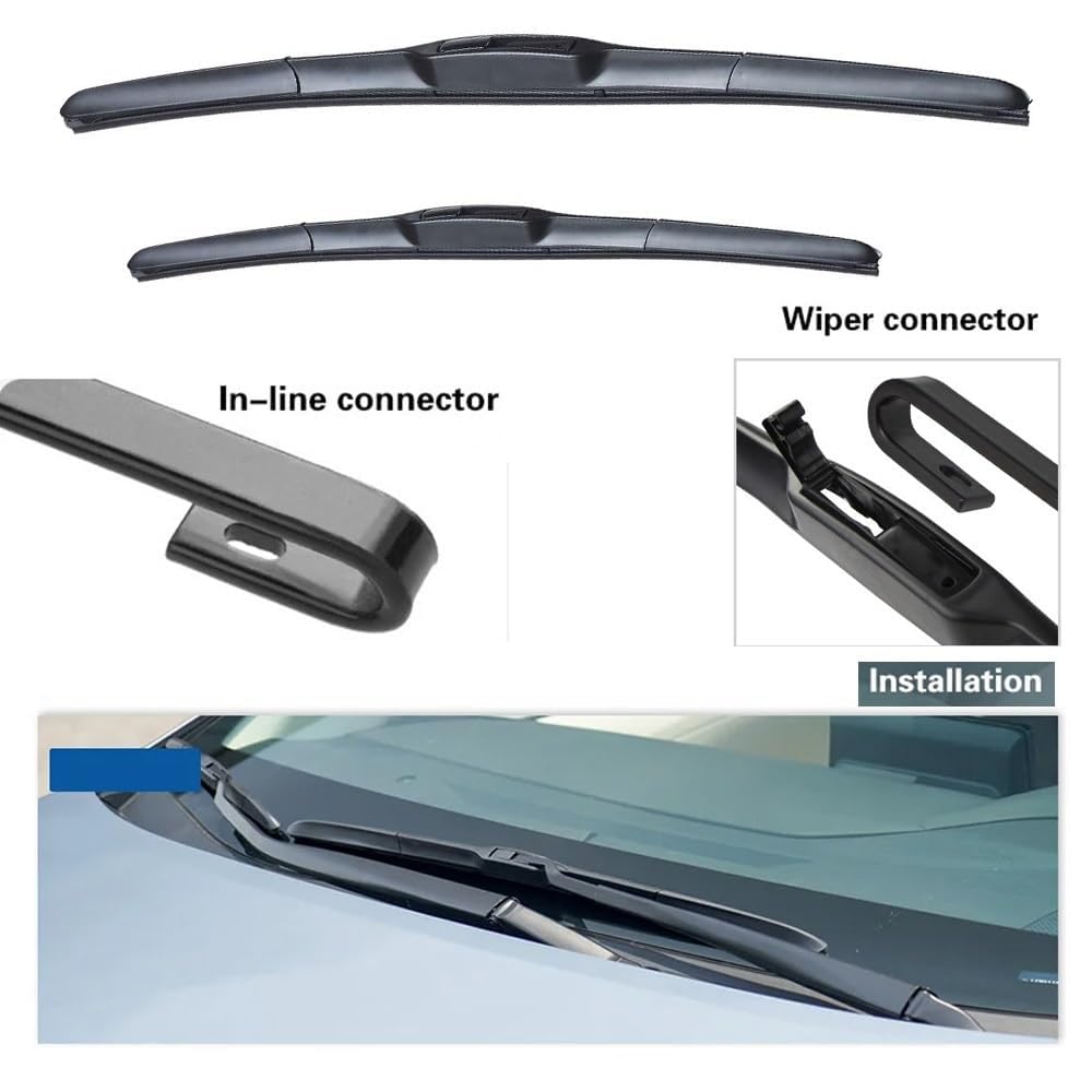 2 YOU.S Spazzole Tergicristallo Anteriori Per PORSCHE 911 (991) - NUOVO
