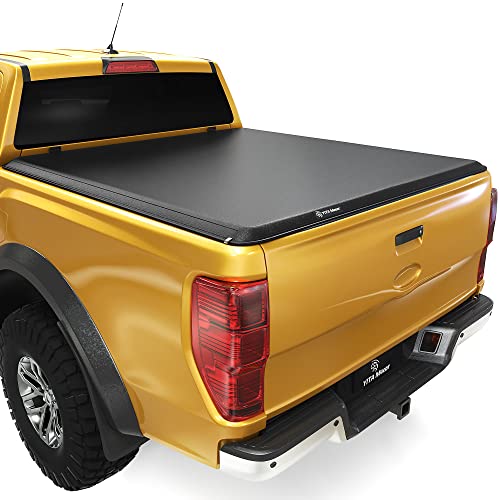 YITAMOTOR Soft Roll Up Truck Bed Tonneau Cover Compatible with 2019 2020 2021 2022 2023 Ford Ranger 5 ft Bed