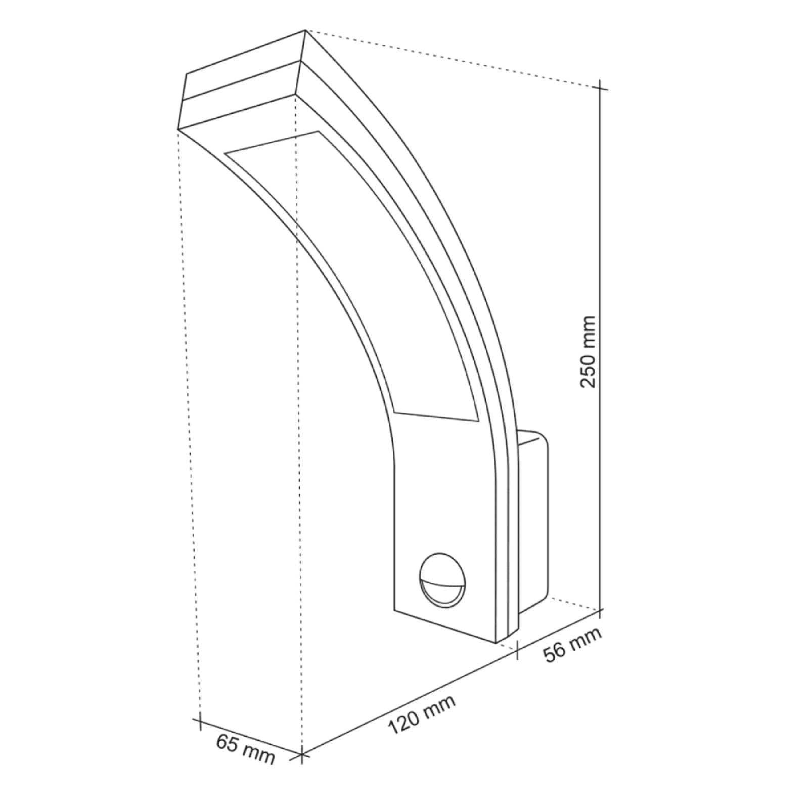 SEBSON LED Lampara Exterior con Sensor Movimiento 2 Piezas, Blanco | Aplique Pared IP65 15W 1000lm Blanco Frío 5800K, Iluminacion Exterior Sensor 9m/140°