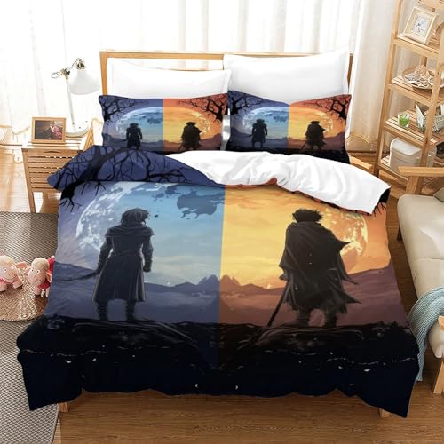 Housse de couette facile à nettoyer avec fermeture éclair 3D - 3