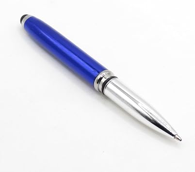 LED Pen Torch, 3-in-1 Ballpoint Stylus Pen with Flashlight   Multifunctional Pen with Black Ink for Touch Screens   Available in Red, Black, and Blue Blue