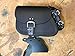 Produktbild ORLETANOS Dyna Clean Black + Halterung für Schwinge kompatibel mit schwarz Schwingentasche Harley Davidson Dynabob Streetbob Lowrider Tasche Halter Bikertaschen Satteltaschen Seitentasche Fat Bob