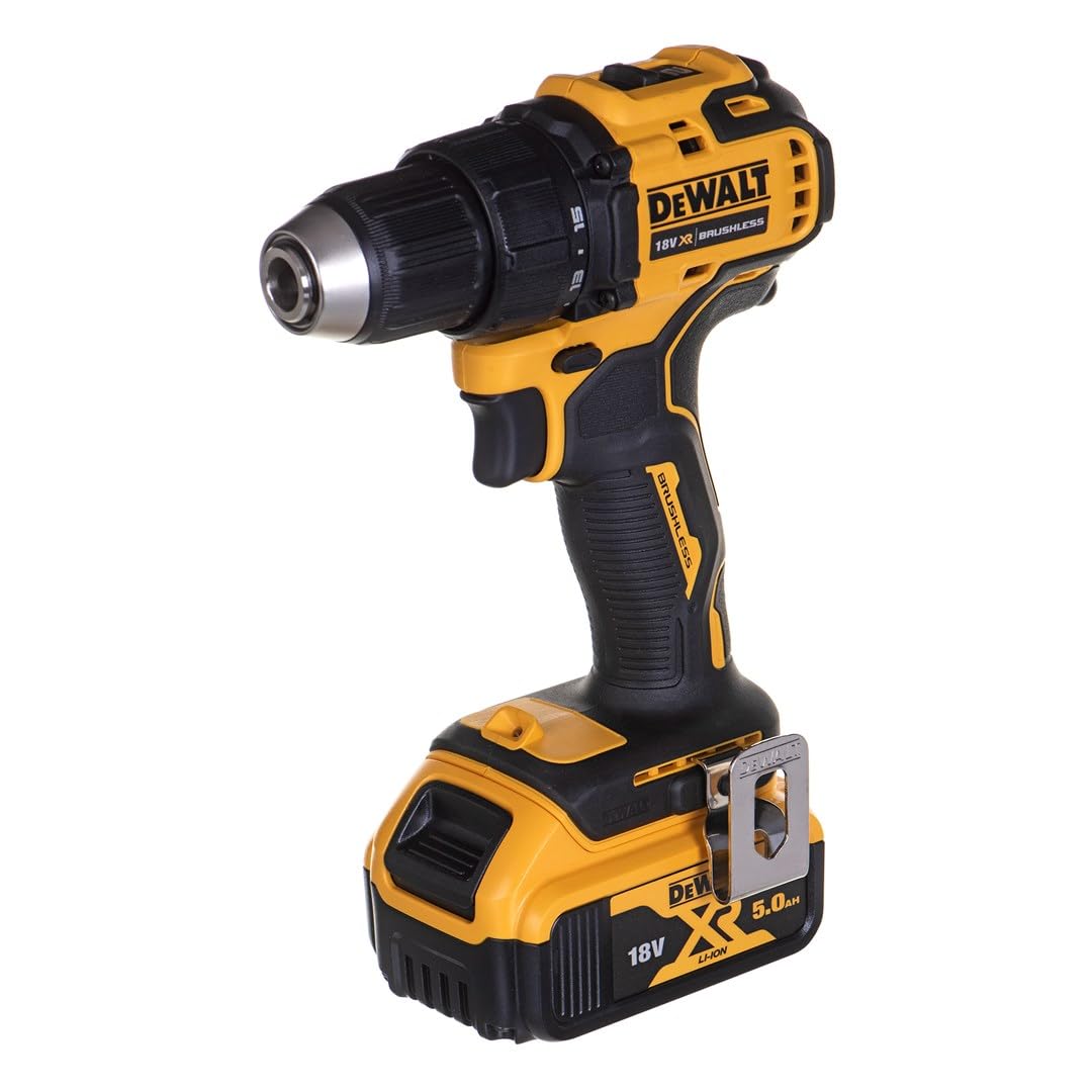 DEWALT Trapano avvitatore XR 18 V senza fili, 3 batterie 5 Ah DCD708P3T-QW