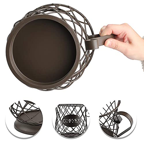 Treelen Coffee K Cup Holder, K Pod Storage Organizer, Keurig Cup Holder For Countertops, Kcup Holders For 35 K Cups – Matte Bronze #TOP3