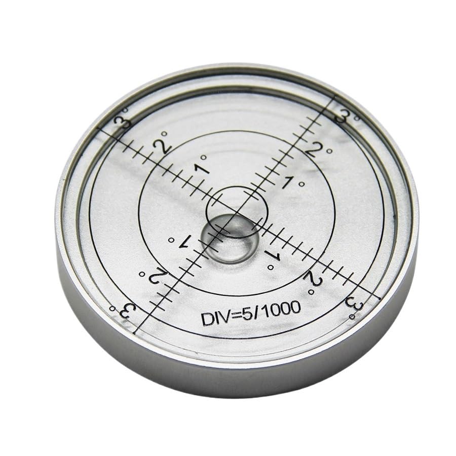 Magnetic Level Gauge high Precision Round Small Household Level Bubble 60 * 10mm(F)