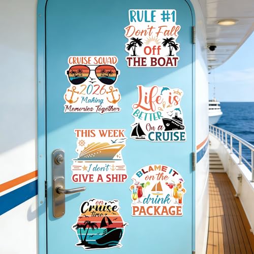 Imanes decorativos para puerta crucero, 6 piezas miniatura 6