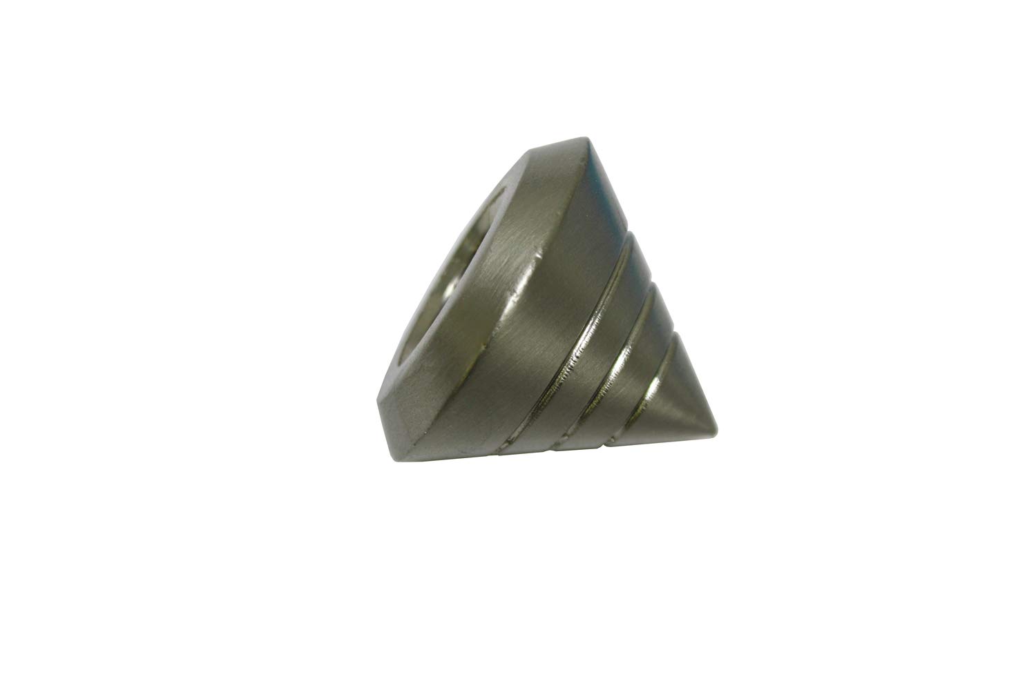 Gardinia Curtain Rod Finials, Aluminum Stainless Steel Finish, Ø 16 mm, 30098