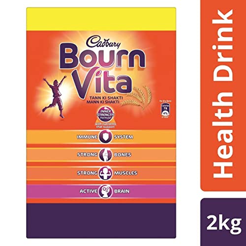 Image of BOURNVITA Cadbury Chocolate Health Drink - Bournvita, 2 Kg & Cadbury 5 Star Magic Health Drink Pack, 750 g