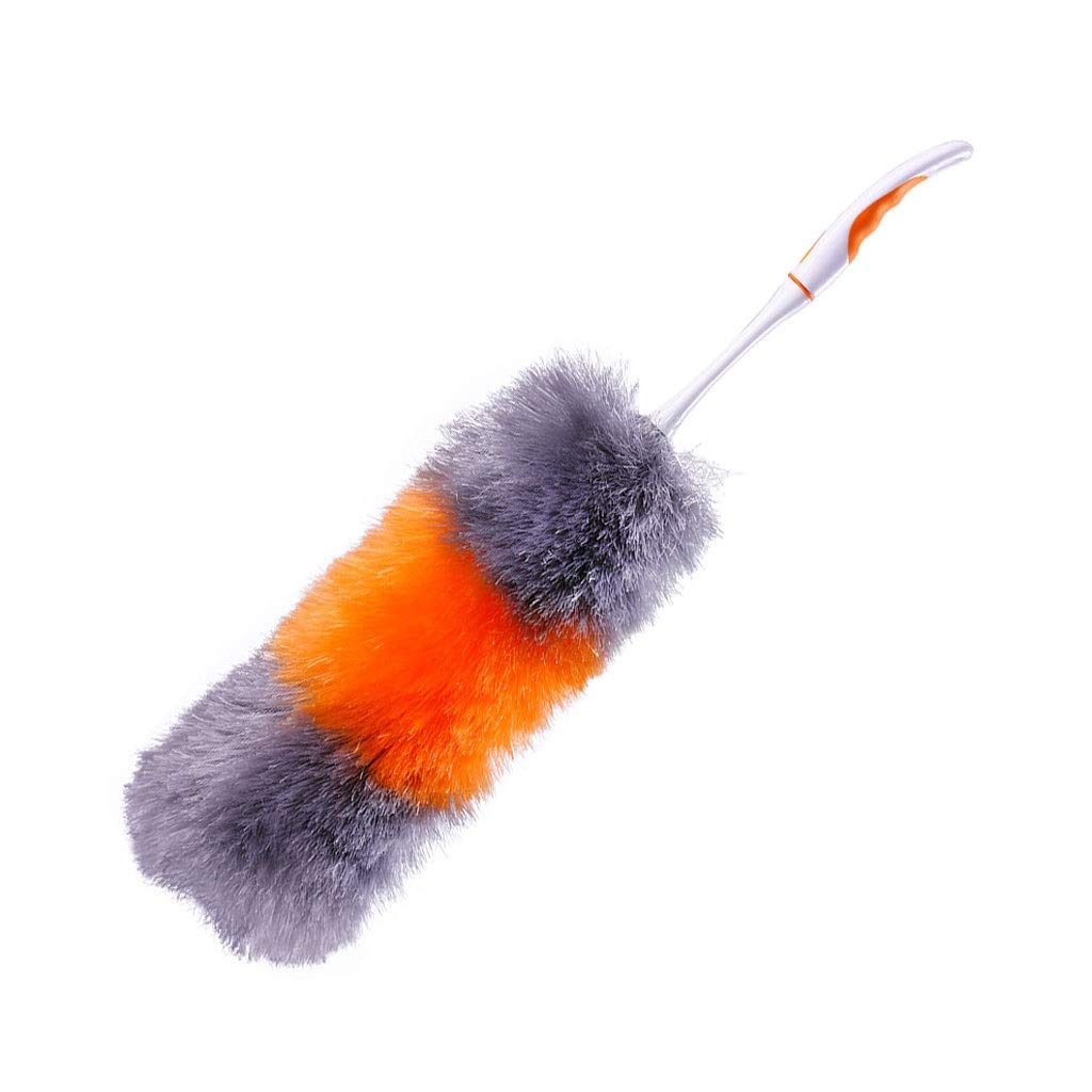 Feather Duster, Dust Brush Microfiber Duster for Cleaning, Bendable Feather Multifunction Home Office Furniture