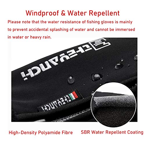 Ljcute Winter Fishing Gloves For Men Women, Windproof, Water Repellent, Anti-Slip Workout Gloves, Touchscreen Cold Weather Driving Gloves For Motorcycle, Running, Cycling, Skiing, Hunting #TOP2