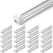 Barrina 4FT LED Shop Light, 40W 5000LM 5000K(100,000lumens Totally), Daylight White, V Shaped, Triple Glow Light, led Light Strip, T8 LED Tube Lights, LED Shop Lights for Garage 4 Foot (Pack of 20)