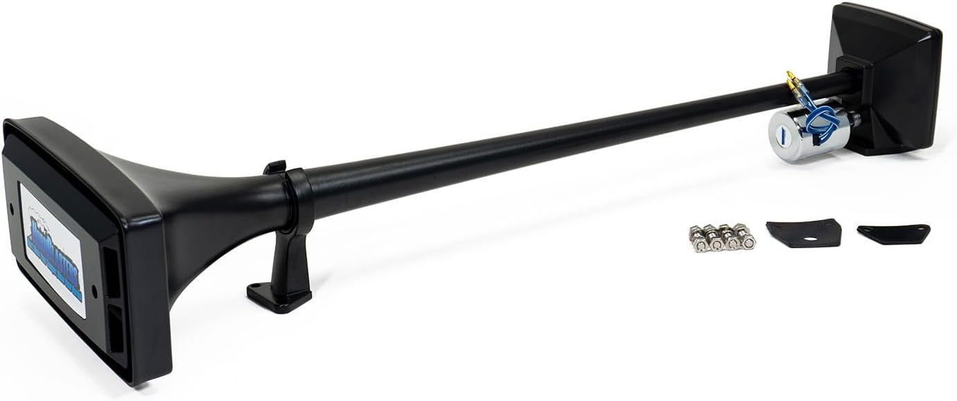 HornBlasters Bullet Stealth Black 12/24 Volt Air Horn Only