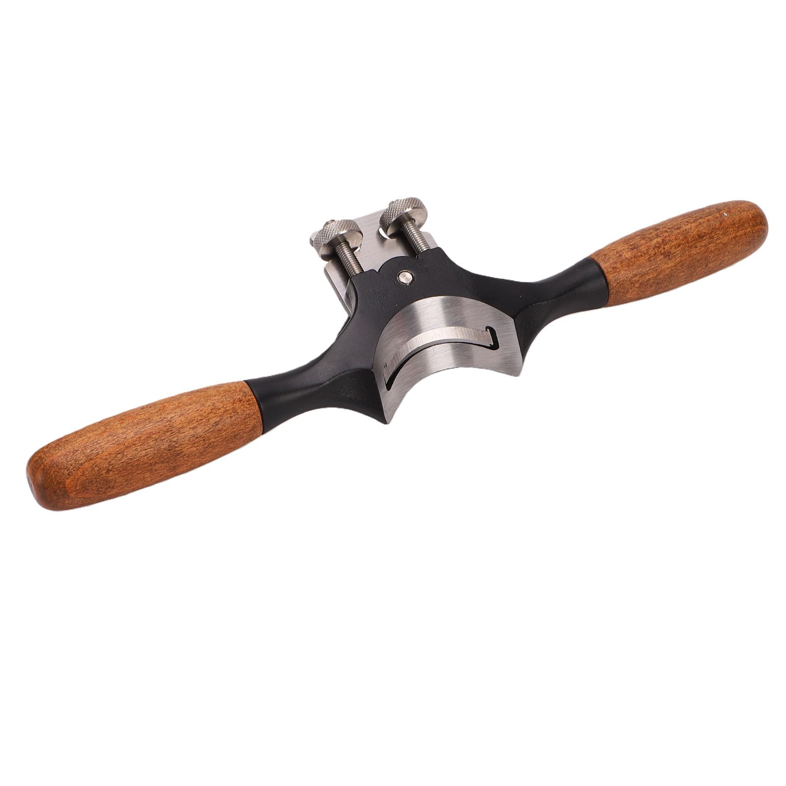 Eujgoov Regulowana Strug do Drewna z Różanego Drewna do Formowania | 42mm Wklęsłe Ostrze do łuków i Narożników, Obudowa z Aluminium, Ergonomicznym Uchwyt do Obróbki Drewna