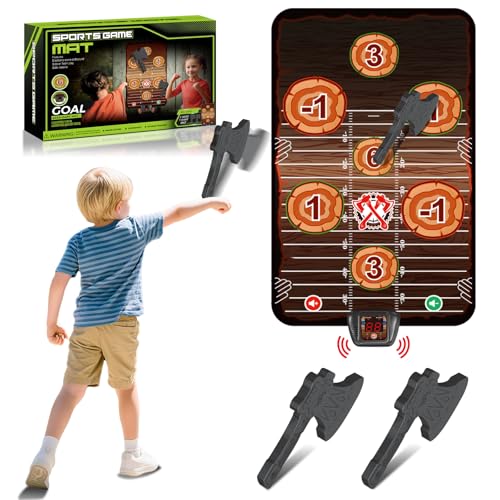 Jeu de cible de lancer de hache électronique avec comptage automatique des points