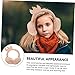 LIFKOME Thermal Ear Protectors Winter Earmuff Adorable Crown Design Warm Comfortable and Durable for Boys and Girls Unisex Fit Great for Outdoor Activities Random Color